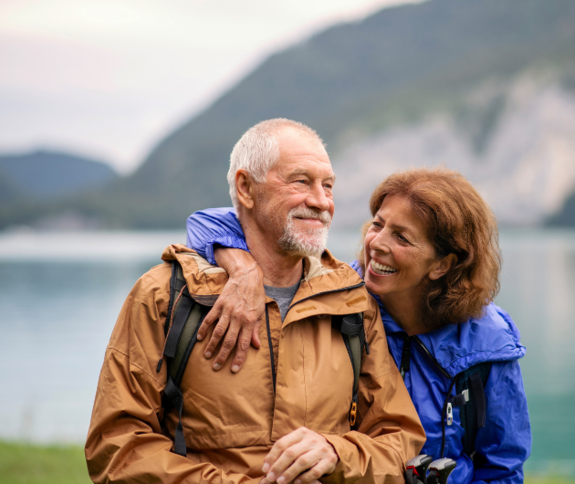 Bestager-Ehepaar im Urlaub